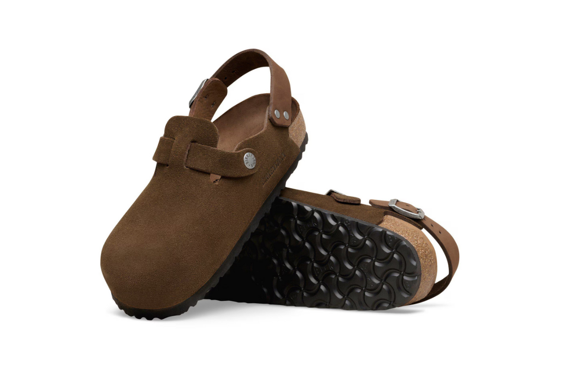 Birkenstock Tokio Suede Leather Clog Carafe  Regular