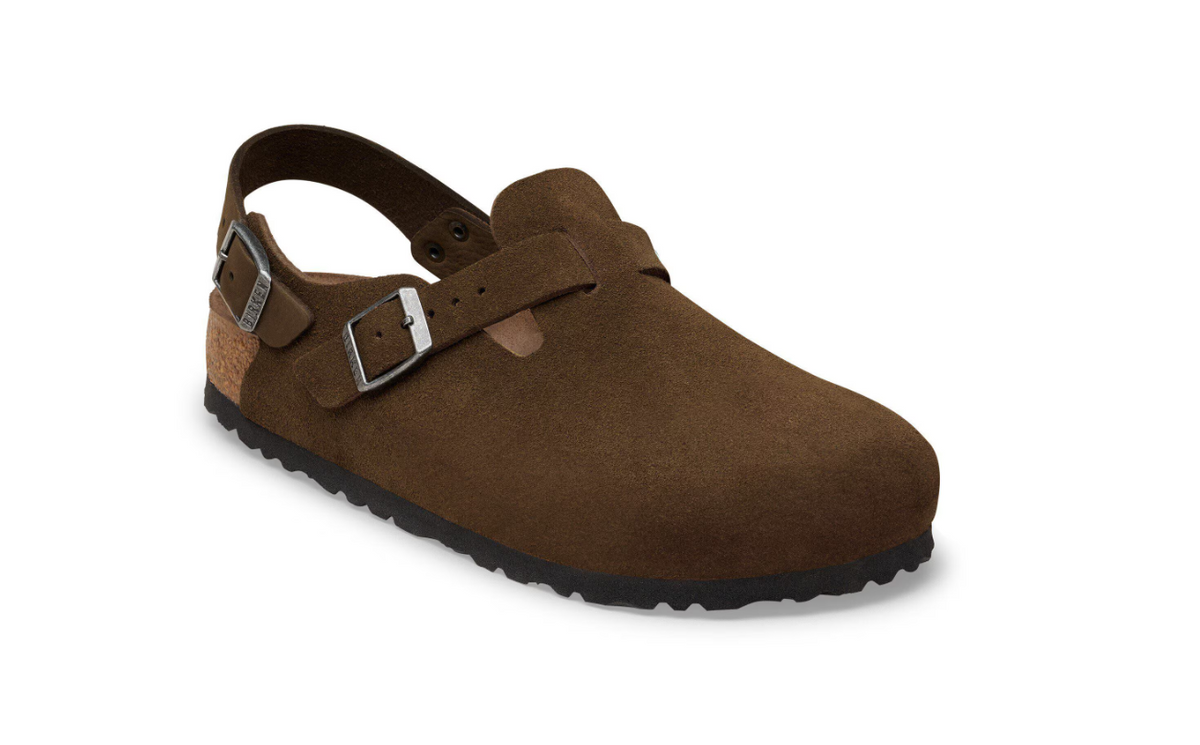 Birkenstock Tokio Suede Leather Clog Carafe  Regular