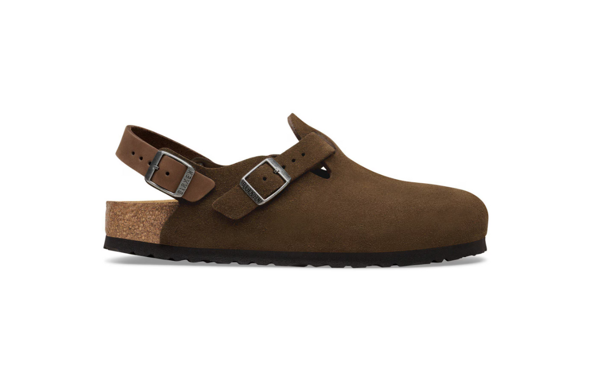 Birkenstock Tokio Suede Leather Clog Carafe  Regular