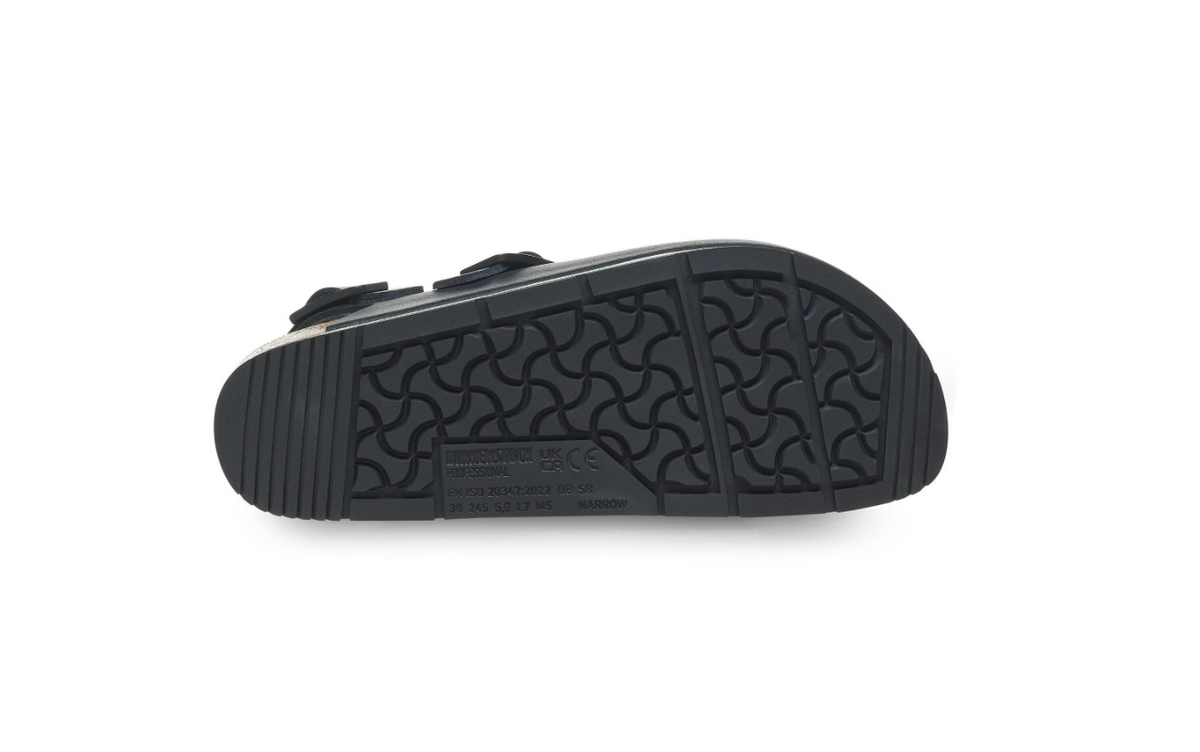 Birkenstock Tokio PRO Natural Leather Coated - Black, Narrow