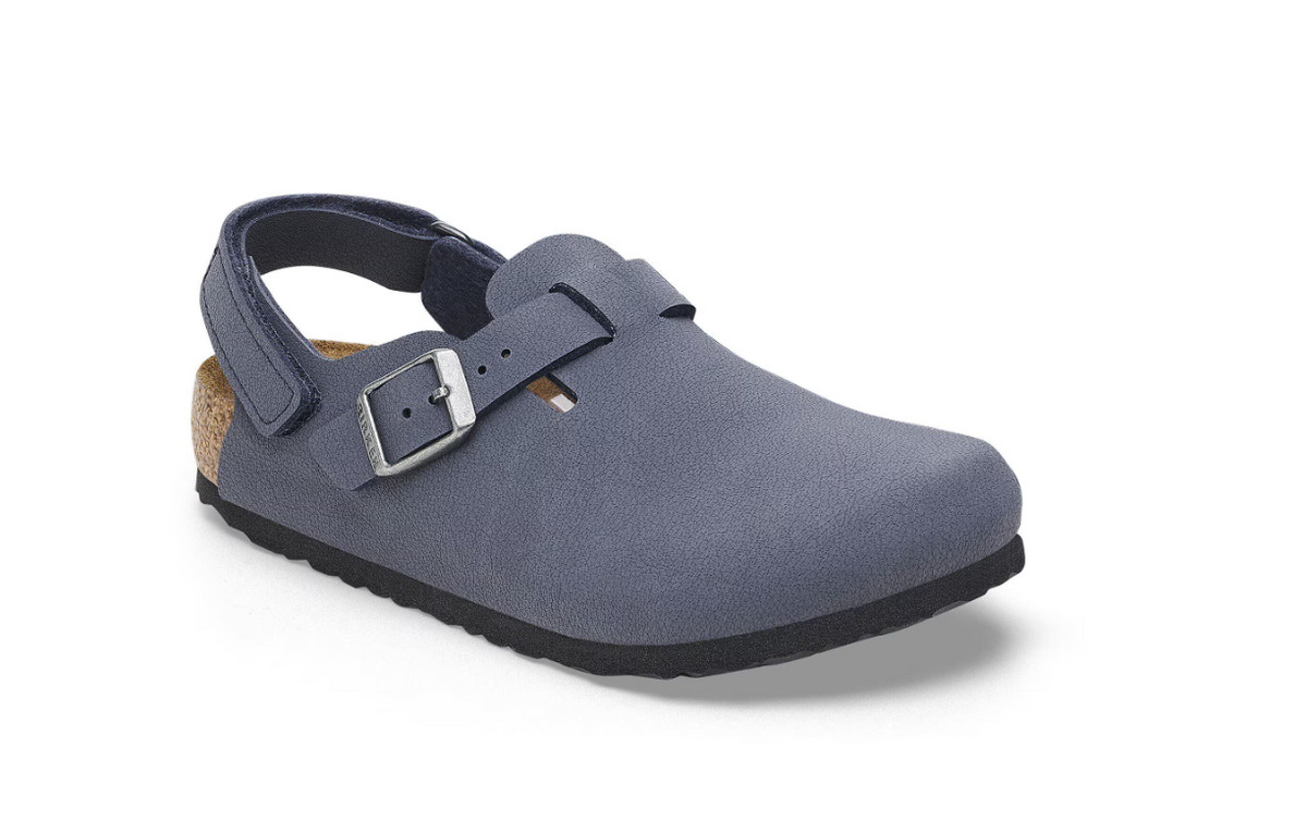 Birkenstock Tokio Kids Birko-Flor Nubuck - Navy, Narrow