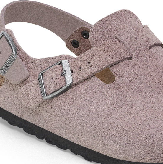 Birkenstock Tokio Suede Leather Faded Purple  Regular