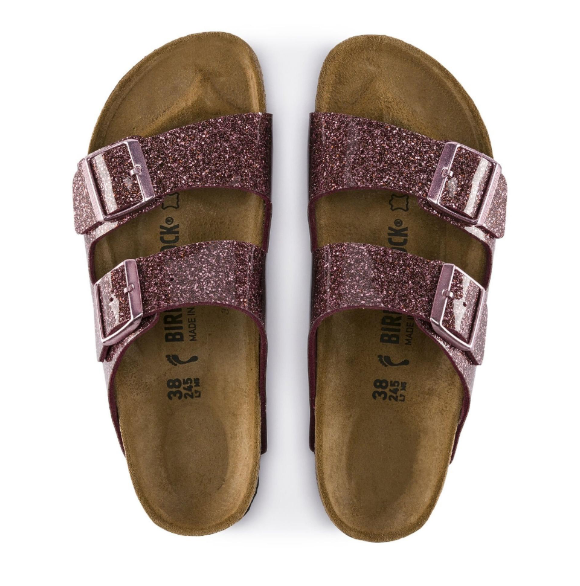 Birkenstock Arizona Birko-Flor Cosmic Sparkle Sandals - Port - Regular