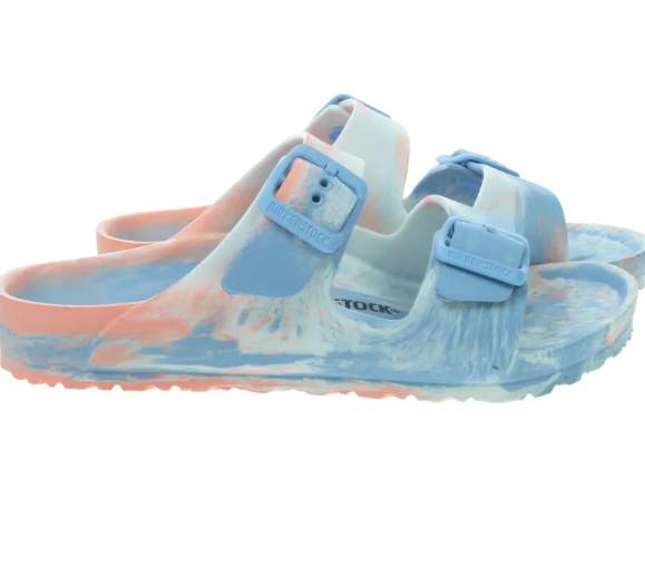 Birkenstock Arizona Kids EVA Sandals - Multi Coral Peach - Narrow