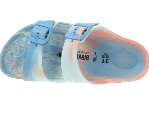 Birkenstock Arizona Kids EVA Sandals - Multi Coral Peach - Narrow