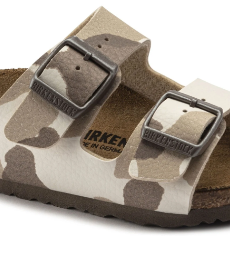 Birkenstock Arizona Kids Birko-Flor Sandals - Camo Almond - Narrow