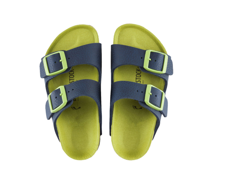 Birkenstock Arizona Kids Birko-Flor Sandals - Desert Soil Vibrant Blue - Narrow