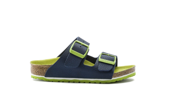 Birkenstock Arizona Kids Birko-Flor Sandals - Desert Soil Vibrant Blue - Narrow