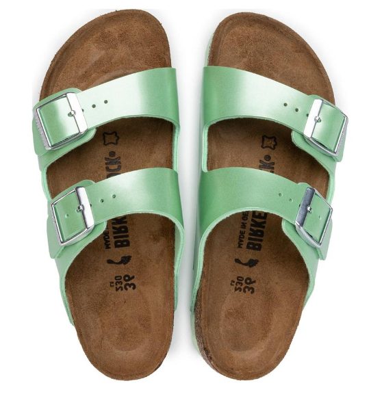 Birkenstock Arizona Kids Birko-Flor Sandals - Electric Metallic Mineral - Regular