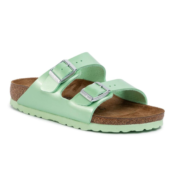 Birkenstock Arizona Kids Birko-Flor Sandals - Electric Metallic Mineral - Regular