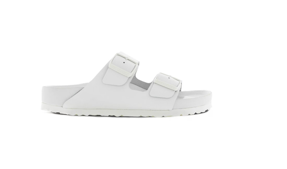 Birkenstock Arizona Lingua Franca Exquisite Leather Sandals - White