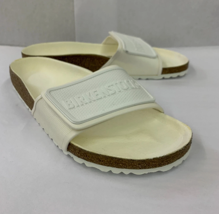 Birkenstock Tema White Microfiber Sandals Regular
