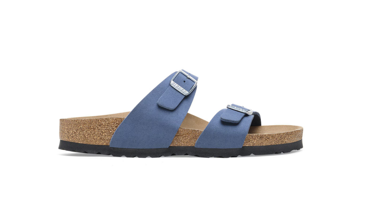 Birkenstock Sydney Synthetik Vegan Elemental Blue Regular