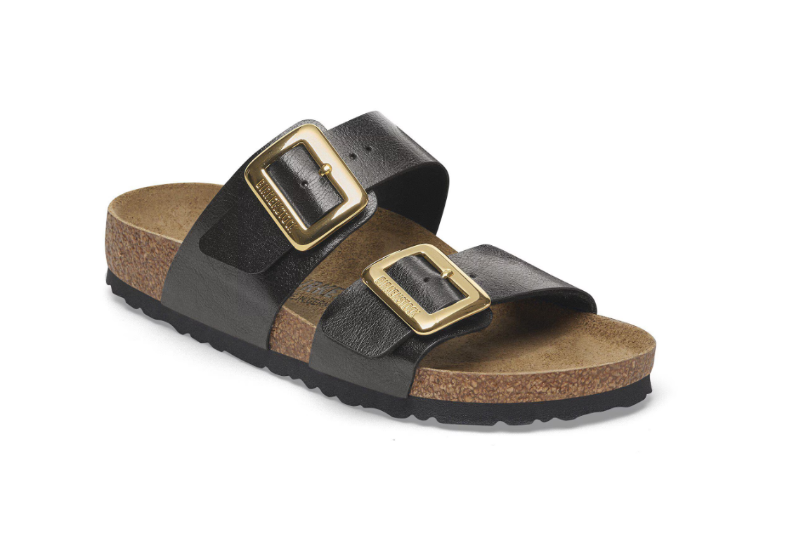 Birkenstock Sydney Cushion Buckle Birko-Flor Graceful Licorice Regular