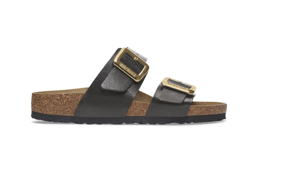 Birkenstock Sydney Cushion Buckle Birko-Flor Graceful Licorice Regular