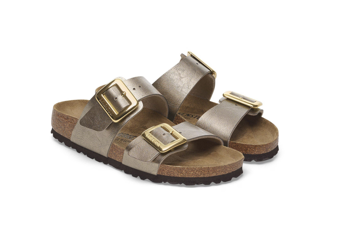 Birkenstock Sydney Cushion Buckle Birko-Flor Graceful -Taupe, Regular