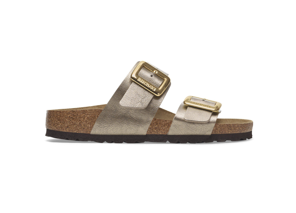 Birkenstock Sydney Cushion Buckle Birko-Flor Graceful -Taupe, Regular