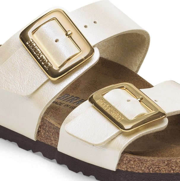 Birkenstock Sydney Pearl Cushion Buckle Birko-Flor - White, Regular