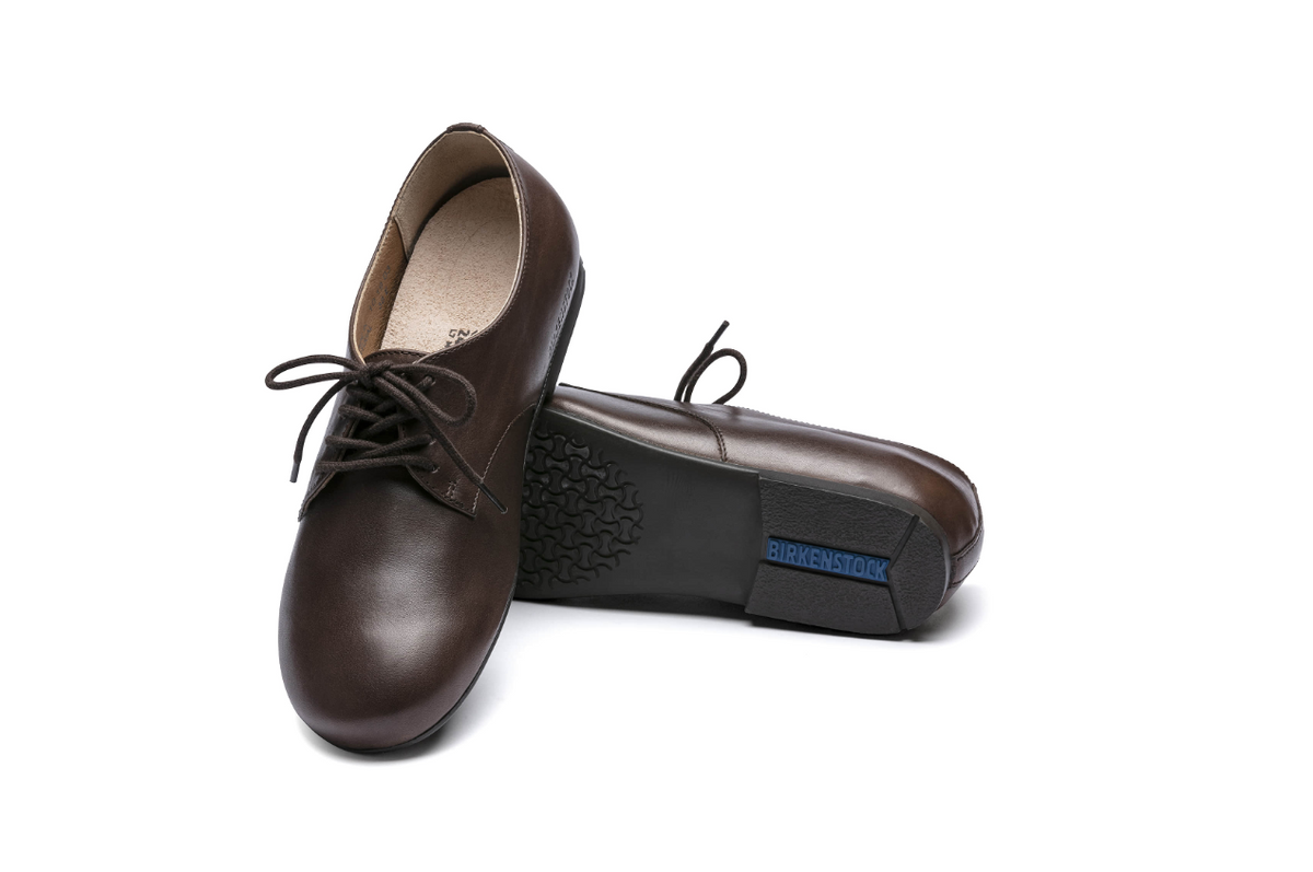 Birkenstock Saunders Natural Leather Brown Narrow