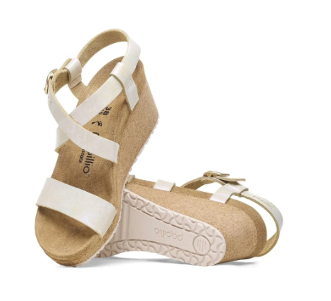 Birkenstock Papillio Sibyl Ring-Buckle Metallic Silver Narrow