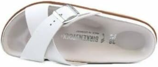 Birkenstock Siena Premium Natural Leather Sandals White Narrow