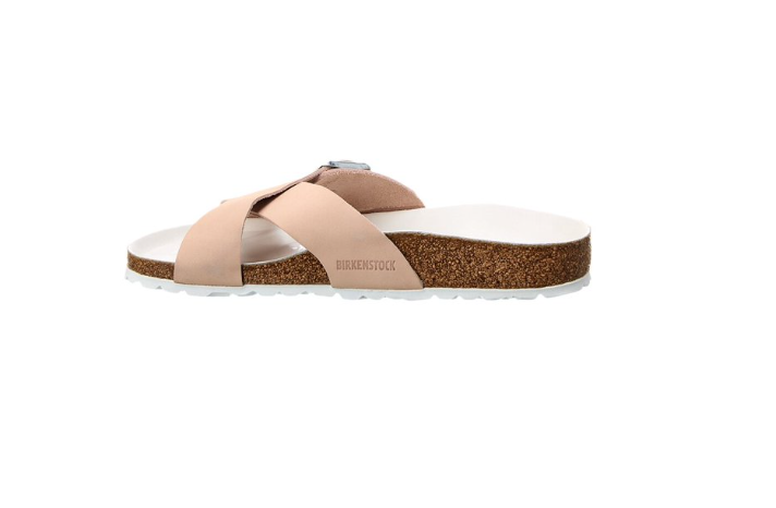 Birkenstock Siena Nubuck Leather Sandals Light Rose Narrow