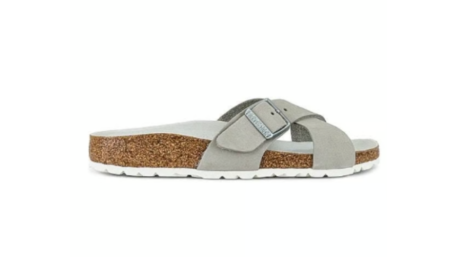 Birkenstock Siena Nubuck Leather Sandals Mineral Narrow