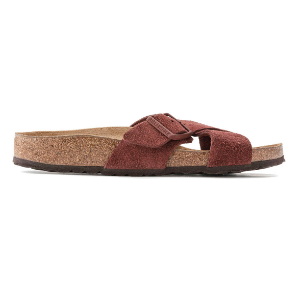 Birkenstock Siena Soft Footbed Suede Leather Chocolate Narrow