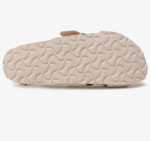 Birkenstock Siena Suede Leather Vintage Metallic Rose Copper Narrow