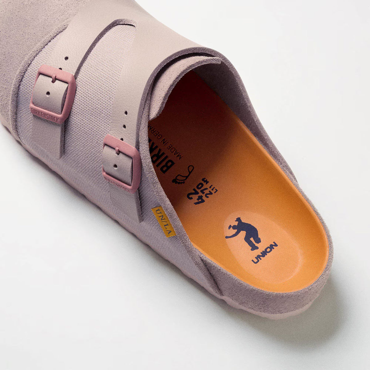 Birkenstock Bimshire Union Natural Leather Shoes - Shadow Gray - Regular