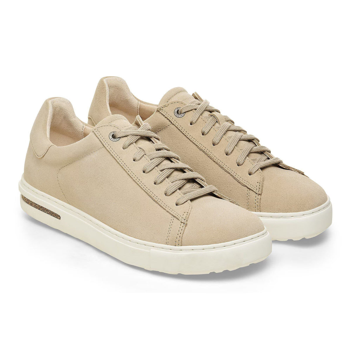 Birkenstock Bend Low Suede Leather Shoes - Sandcastle, Narrow