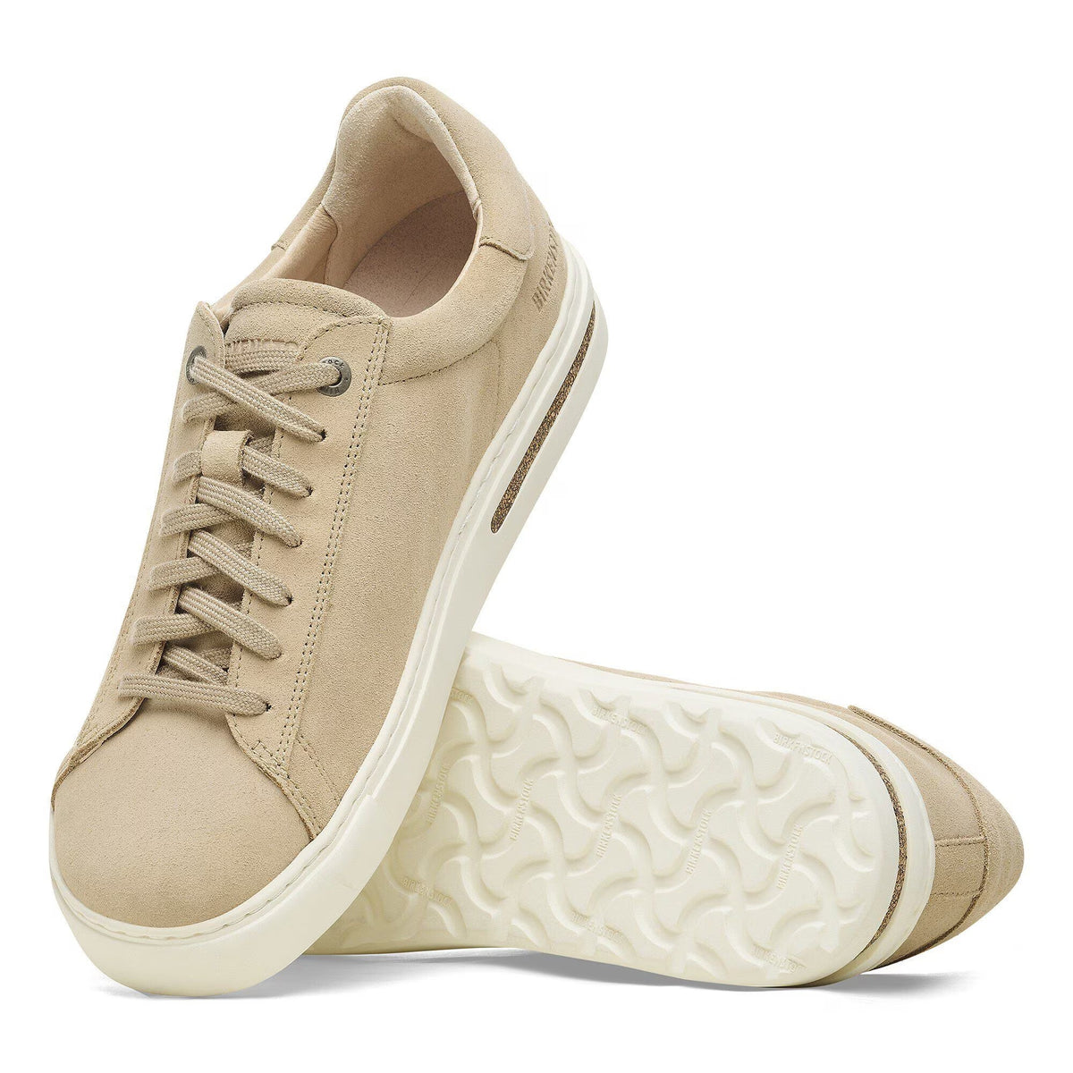 Birkenstock Bend Low Suede Leather Shoes - Sandcastle, Narrow