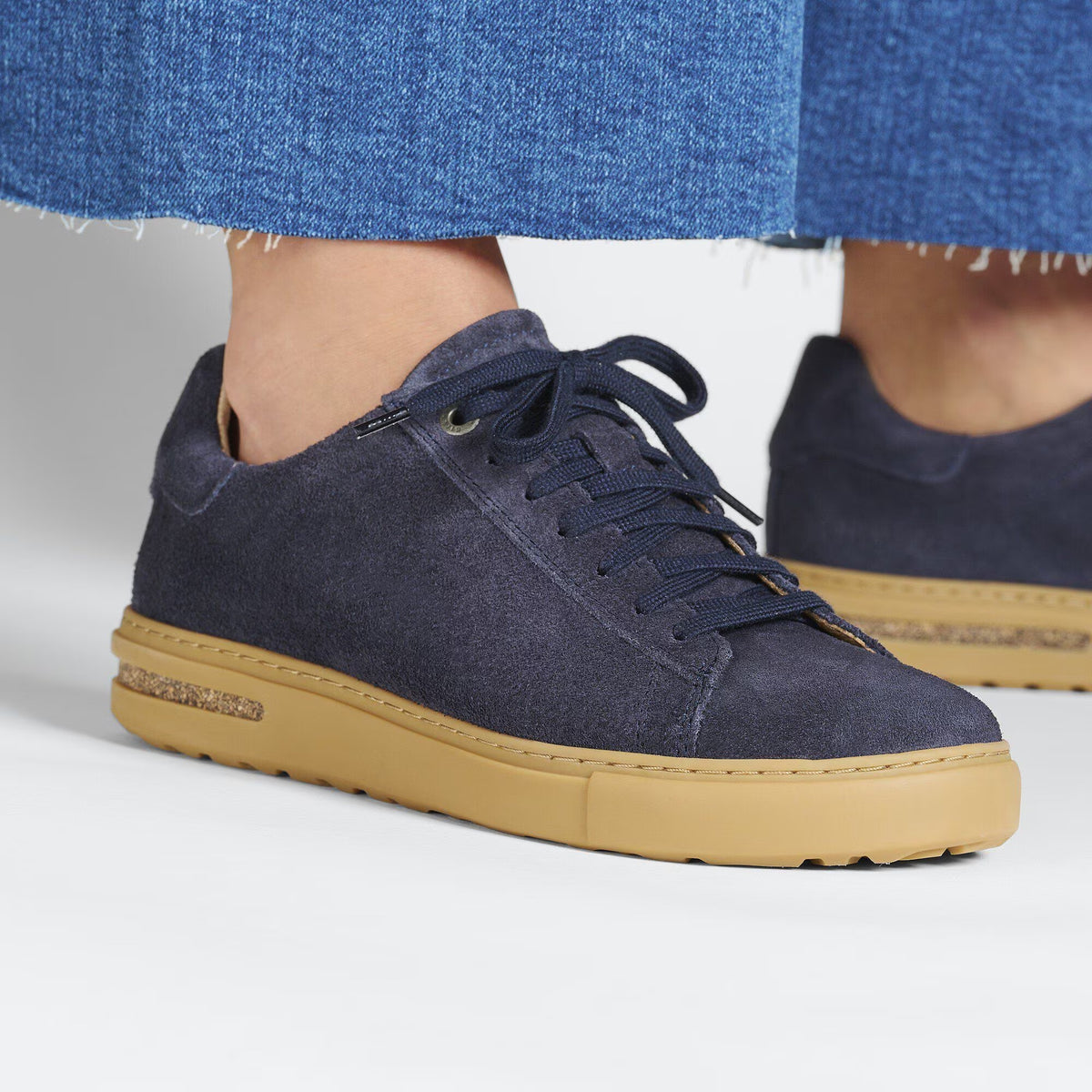 Birkenstock Bend Low Suede Leather Shoes - Midnight - Regular