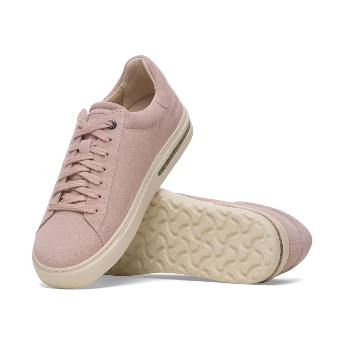 Birkenstock Bend Low Suede Leather Shoes - Light Rose, Regular