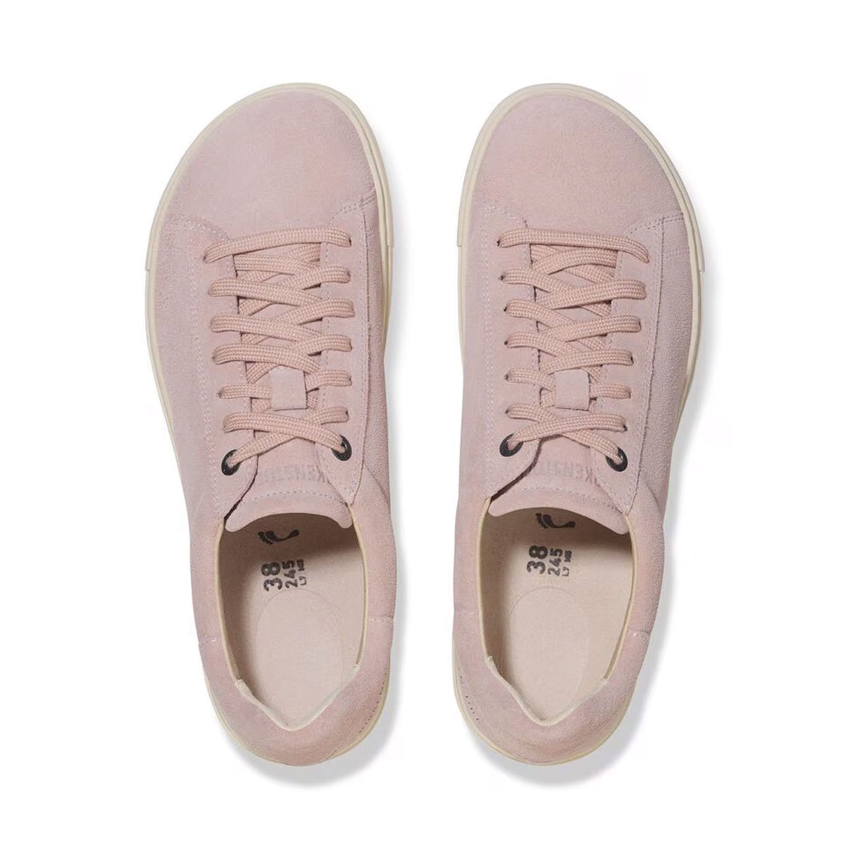 Birkenstock Bend Low Suede Leather Shoes - Light Rose, Regular