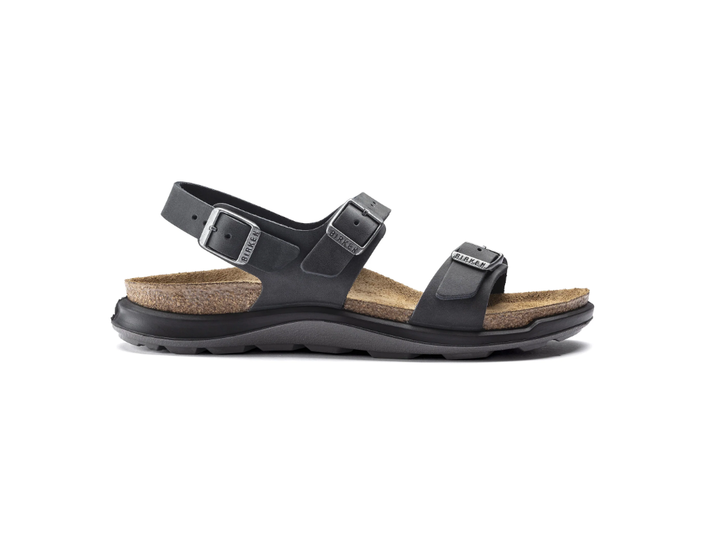 Birkenstock Sonora Women's Oiled Leather Sandals - Black Narrow