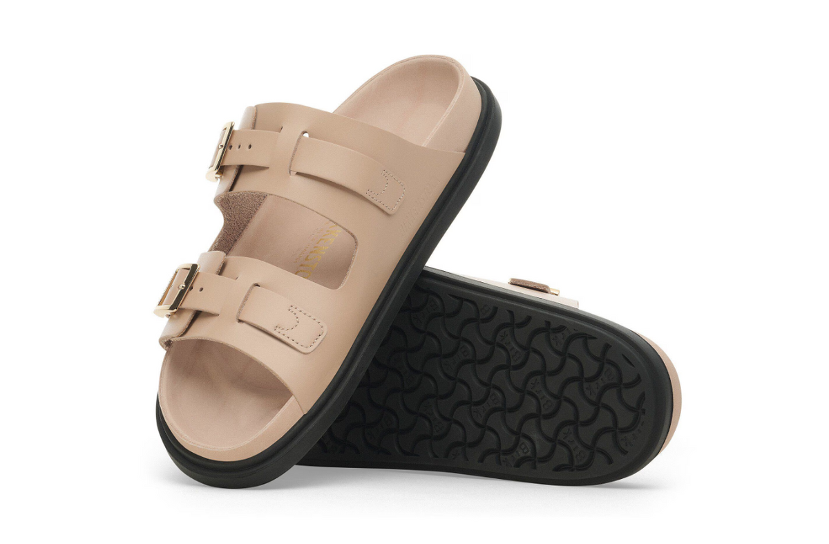 Birkenstock St Barths Exquisite Natural Leather Sandals - New Beige Narrow