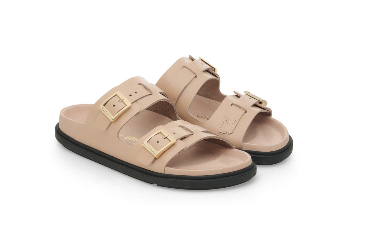 Birkenstock St Barths Exquisite Natural Leather Sandals - New Beige Narrow
