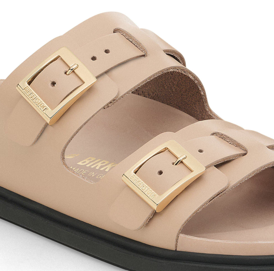 Birkenstock St Barths Exquisite Natural Leather Sandals - New Beige Narrow