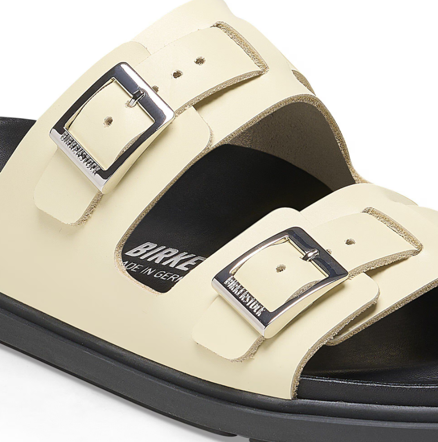 Birkenstock St Barths Natural Leather Sandals Butter Narrow