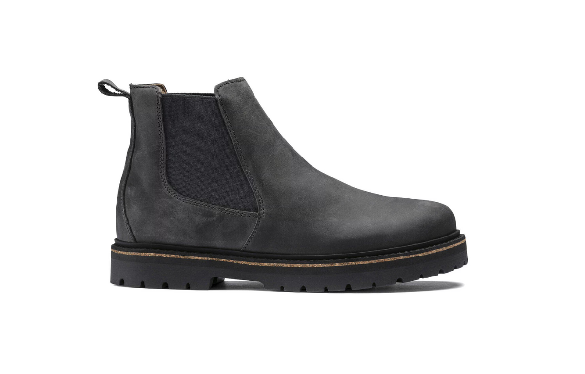 Birkenstock Stalon Nubuck Leather Boot Graphite Regular