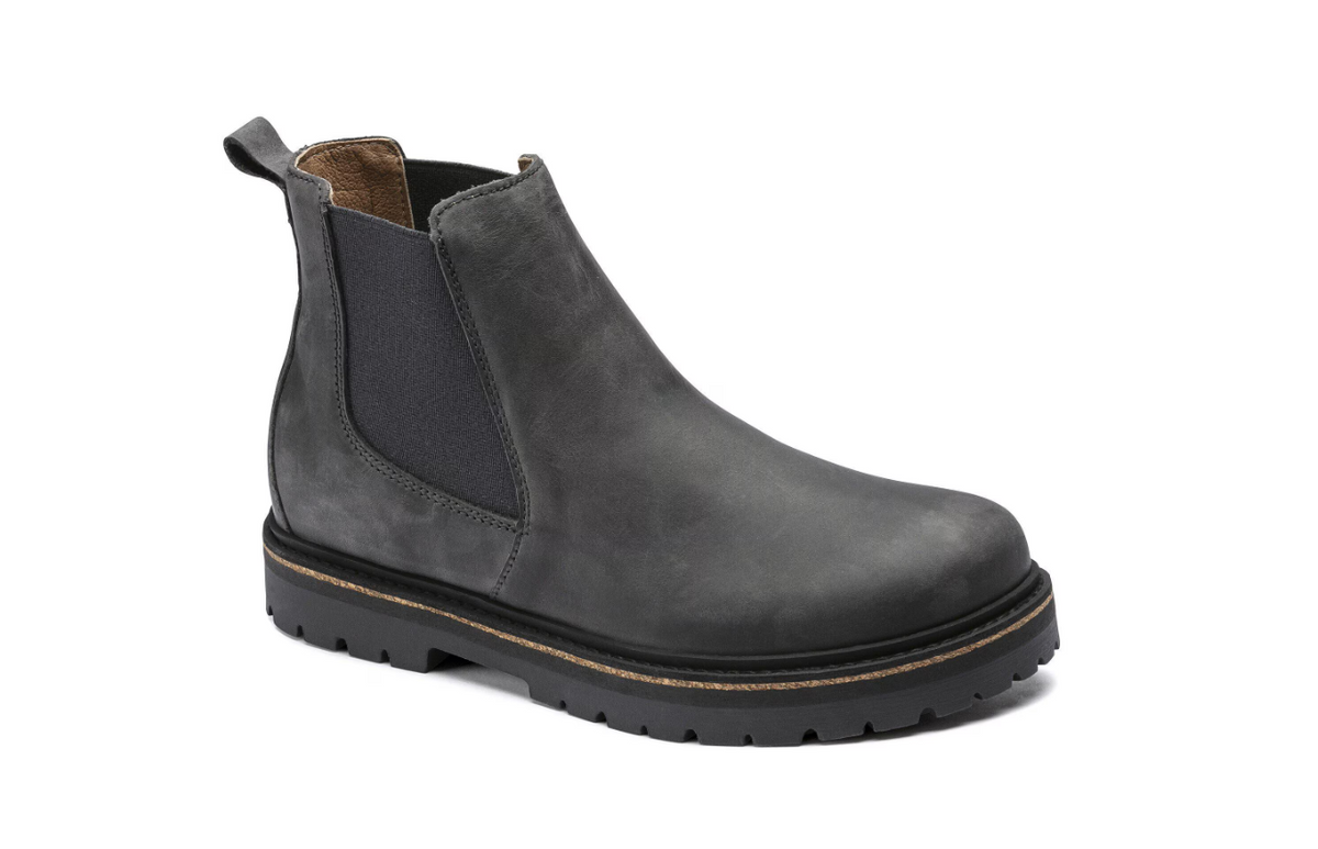 Birkenstock Stalon Nubuck Leather Boot Graphite Narrow