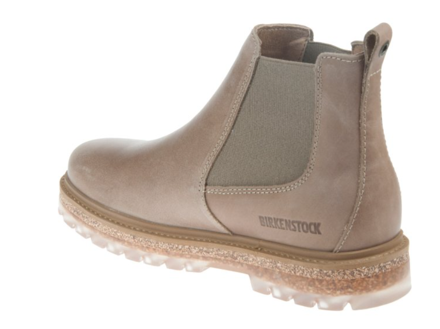 Birkenstock Stalon Waxy Nubuck Chelsea Boots Sandcastle Regular