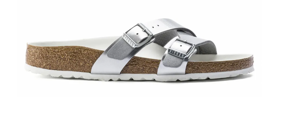 Birkenstock Yao Balance Birko-Flor Silver Narrow