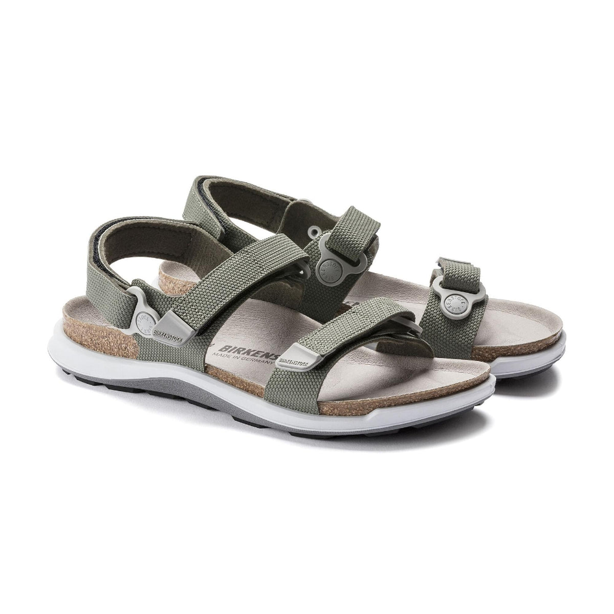 Birkenstock Kalahari Birko-Flor Sandals - Khaki - Narrow