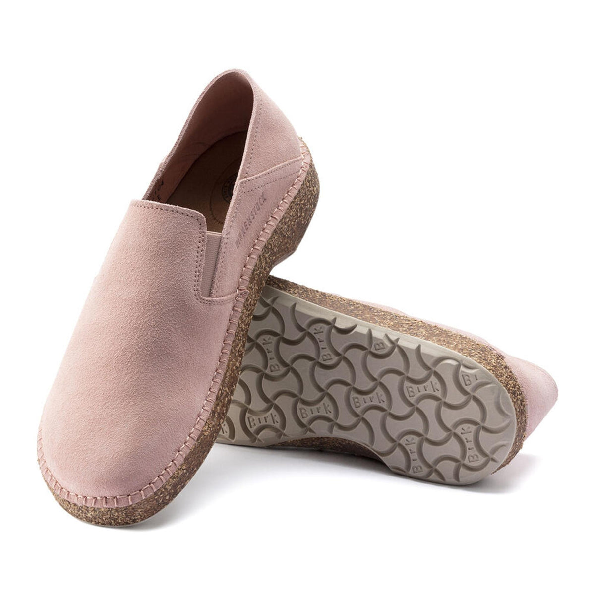 Birkenstock Callan Suede Leather Sandals - Pink - Narrow
