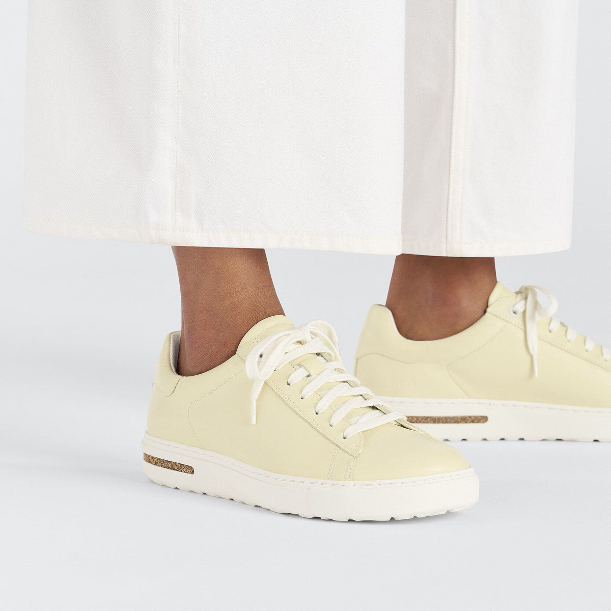 Birkenstock Bend Low Natural Leather Shoes - Butter - Narrow
