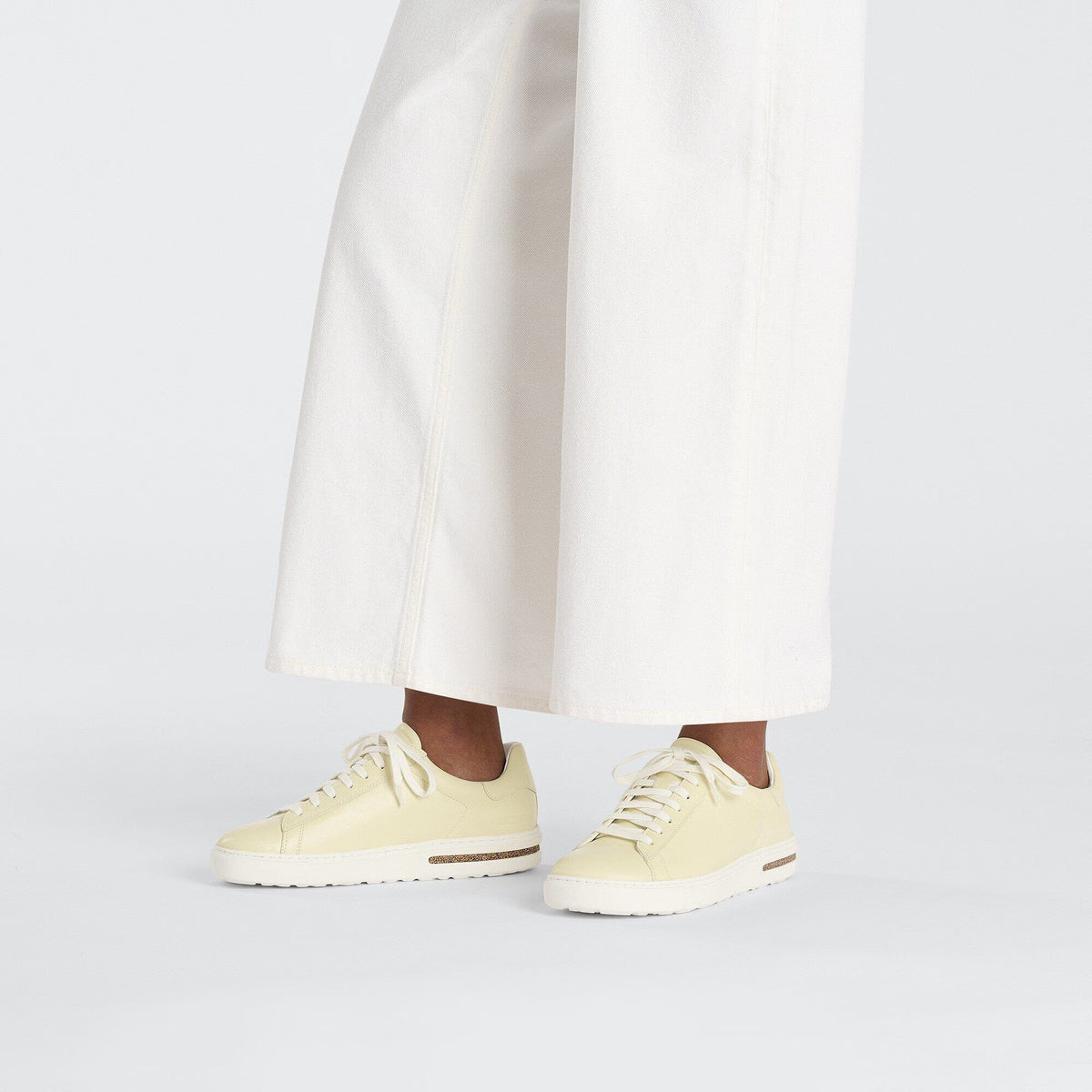 Birkenstock Bend Low Natural Leather Shoes - Butter - Narrow