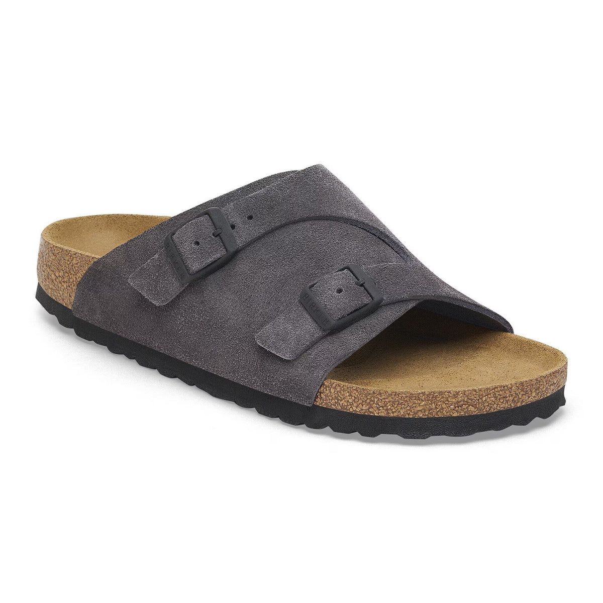 Birkenstock Zurich Suede Leather Clogs - Velvet Gray, Regular