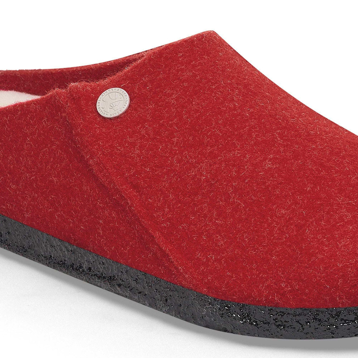 Birkenstock Zermatt Rivet Felt Clogs - Red, Regular